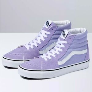 SOLD!!!! Vans Sk8-Hi Tapered Shoes, Lavender, Gently Used